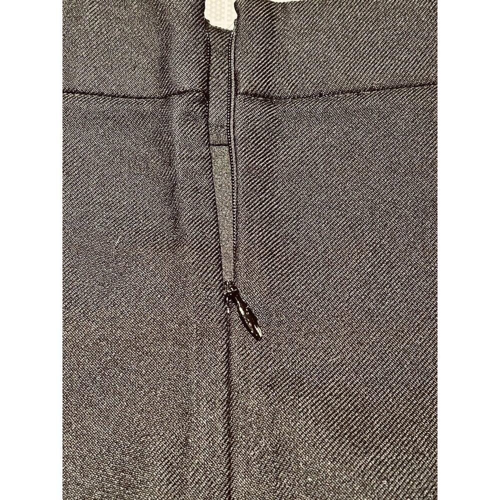 YVES SAINT LAURENT France Autumn 2010 Black Pencil Skirt F36 US 4 Wool Silk - Picture 6 of 16